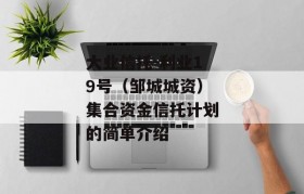 大业信托-利业19号（邹城城资）集合资金信托计划的简单介绍