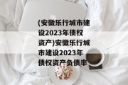 (安徽乐行城市建设2023年债权资产)安徽乐行城市建设2023年债权资产负债率