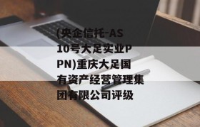 (央企信托-AS10号大足实业PPN)重庆大足国有资产经营管理集团有限公司评级