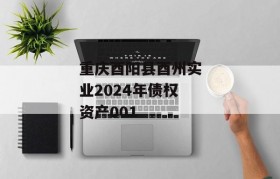 重庆酉阳县酉州实业2024年债权资产001