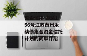 央企信托-睿达156号江苏泰州永续债集合资金信托计划的简单介绍