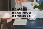 国企+央企信托-博兴标准化城投债集合信托的简单介绍