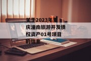 关于2023年重庆潼南旅游开发债权资产01号项目的信息