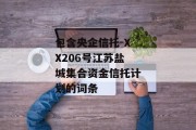 包含央企信托-XX206号江苏盐城集合资金信托计划的词条