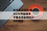 关于央企信托-国兴176号盐城阜宁集合资金信托计划的信息