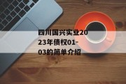 四川国兴实业2023年债权01-03的简单介绍