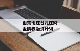 山东枣庄台儿庄财金债权融资计划