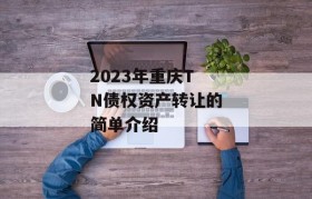 2023年重庆TN债权资产转让的简单介绍