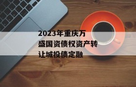 2023年重庆万盛国资债权资产转让城投债定融