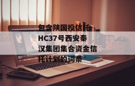 包含陕国投信托-HC37号西安秦汉集团集合资金信托计划的词条