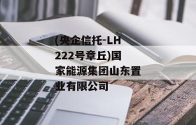 (央企信托-LH222号章丘)国家能源集团山东置业有限公司