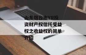 山东烟台市YR投资财产权信托受益权之收益权的简单介绍