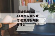 (国企信托-XX44号西安非标政信)信托非标项目是什么