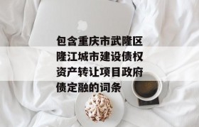 包含重庆市武隆区隆江城市建设债权资产转让项目政府债定融的词条