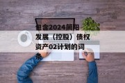 包含2024简阳发展（控股）债权资产02计划的词条