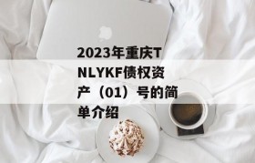 2023年重庆TNLYKF债权资产（01）号的简单介绍