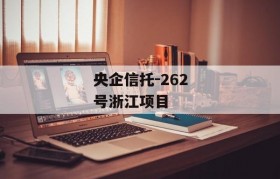 央企信托-262号浙江项目