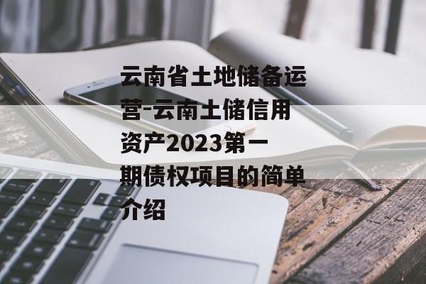 云南省土地储备运营-云南土储信用资产2023第一期债权项目的简单介绍