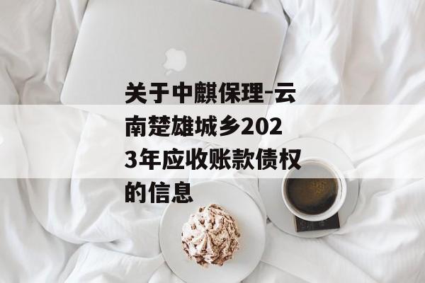 关于中麒保理-云南楚雄城乡2023年应收账款债权的信息