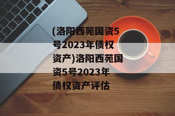 (洛阳西苑国资5号2023年债权资产)洛阳西苑国资5号2023年债权资产评估