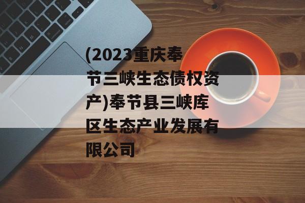 (2023重庆奉节三峡生态债权资产)奉节县三峡库区生态产业发展有限公司