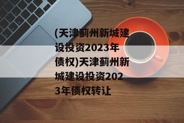 (天津蓟州新城建设投资2023年债权)天津蓟州新城建设投资2023年债权转让