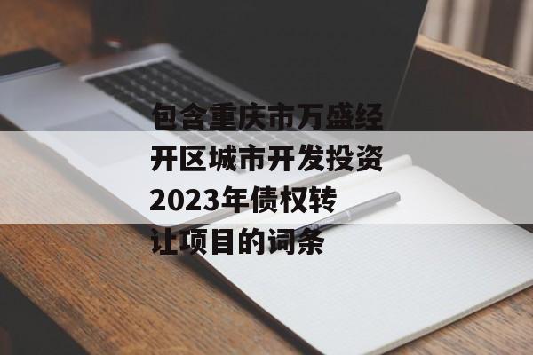 包含重庆市万盛经开区城市开发投资2023年债权转让项目的词条