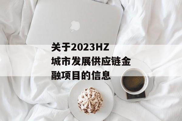 关于2023HZ城市发展供应链金融项目的信息