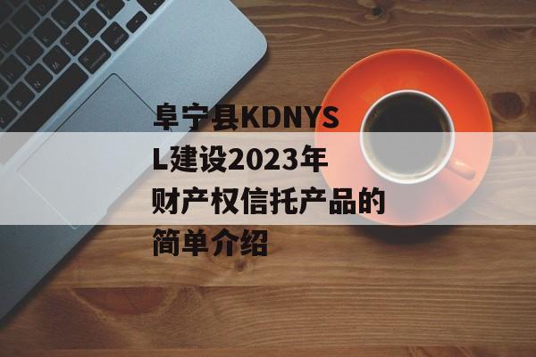 阜宁县KDNYSL建设2023年财产权信托产品的简单介绍