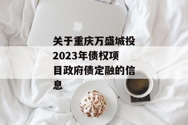 关于重庆万盛城投2023年债权项目政府债定融的信息