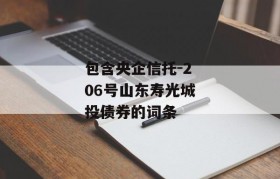 包含央企信托-206号山东寿光城投债券的词条