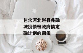 包含河北赵县兆融城投债权政府债定融计划的词条