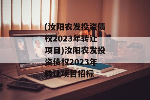 (汝阳农发投资债权2023年转让项目)汝阳农发投资债权2023年转让项目招标